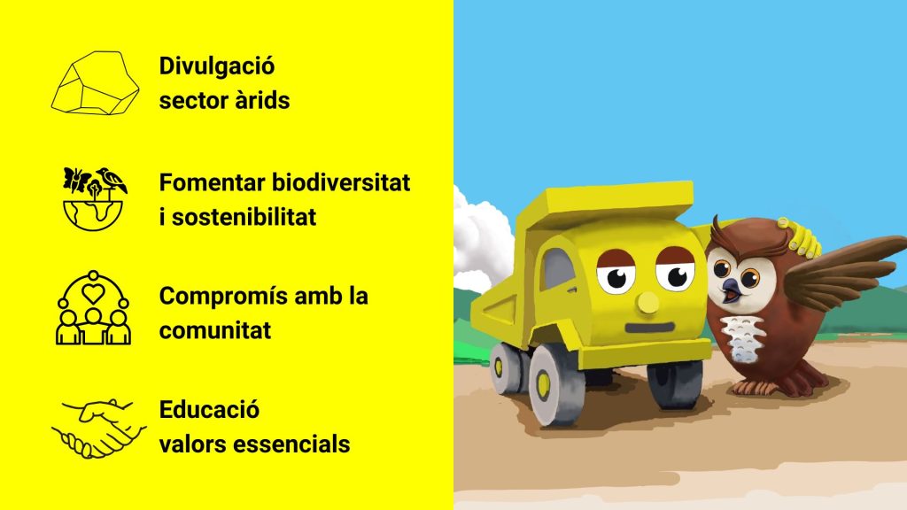 mussol poliol i dúmper enric valors educatius sostenibilitat i compromís